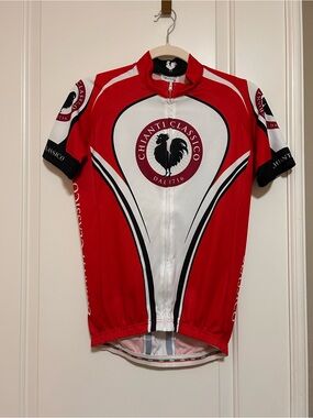 🚴🏽‍♀️🇮🇹🚴🏽‍♀️Sportful Chianti Classico Red & White Cycling Jersey🚴🏽‍♀️🇮🇹🚴🏽‍♀️